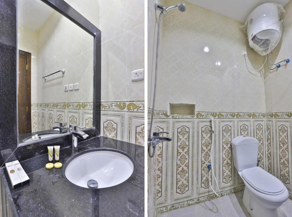Koupelna v ubytování Shahad Alola Serviced apartments