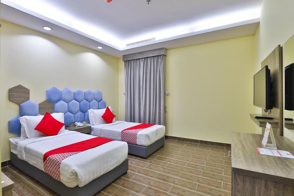 TV a/nebo společenská místnost v ubytování Shahad Alola Serviced apartments