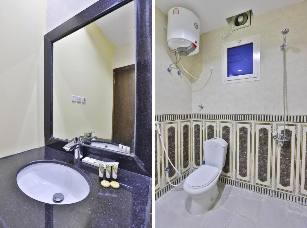 Koupelna v ubytování Shahad Alola Serviced apartments