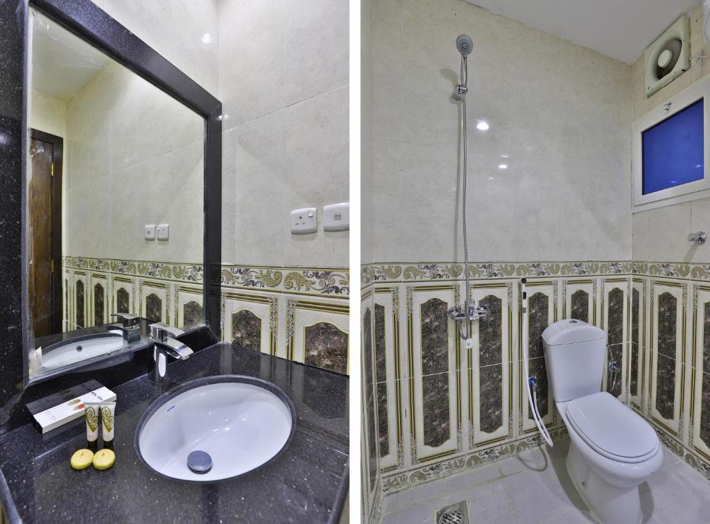 Koupelna v ubytování Shahad Alola Serviced apartments