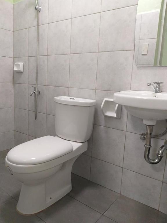Koupelna v ubytování Dweller's Pensione