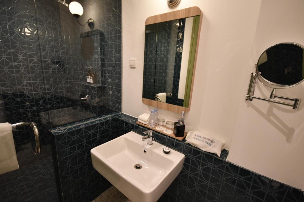 Vannituba majutusasutuses Hotel Monopoli