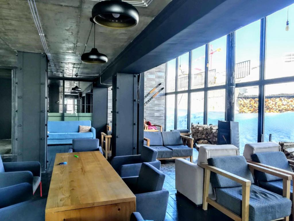 Posezení v ubytování Apartment N503 Gudauri Loft