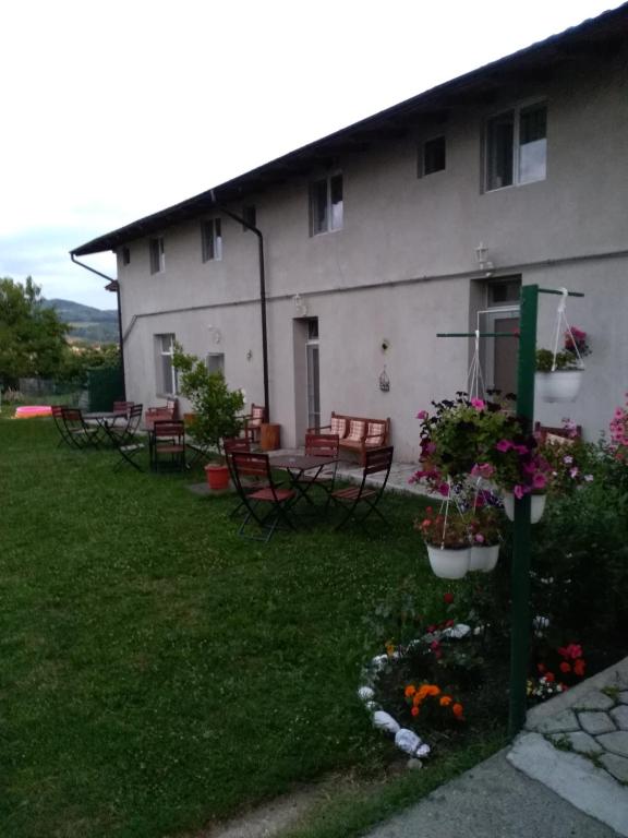 Zahrada ubytování Casa Ariana