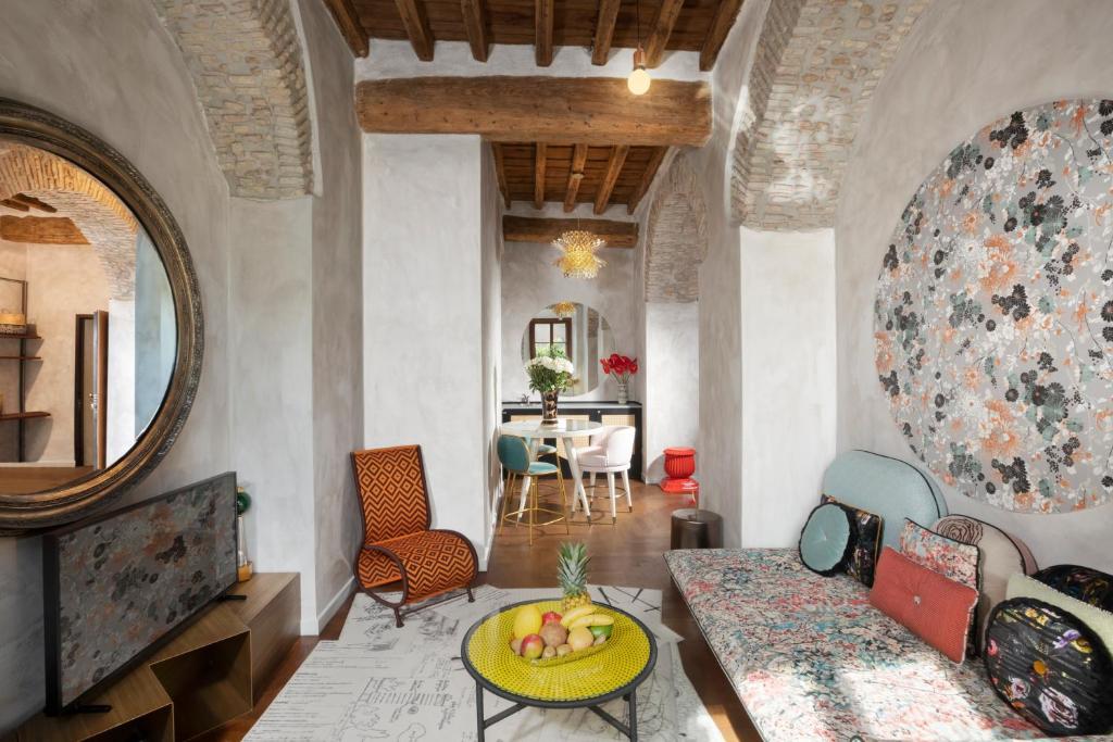 Posezení v ubytování Palm Suites - Small Luxury Hotels of the World