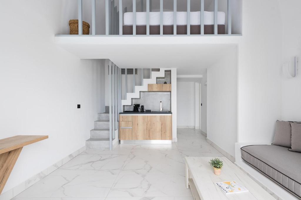 Kuchyň nebo kuchyňský kout v ubytování Karat Suites