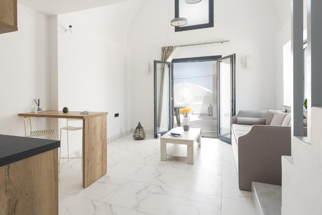 Posezení v ubytování Karat Suites
