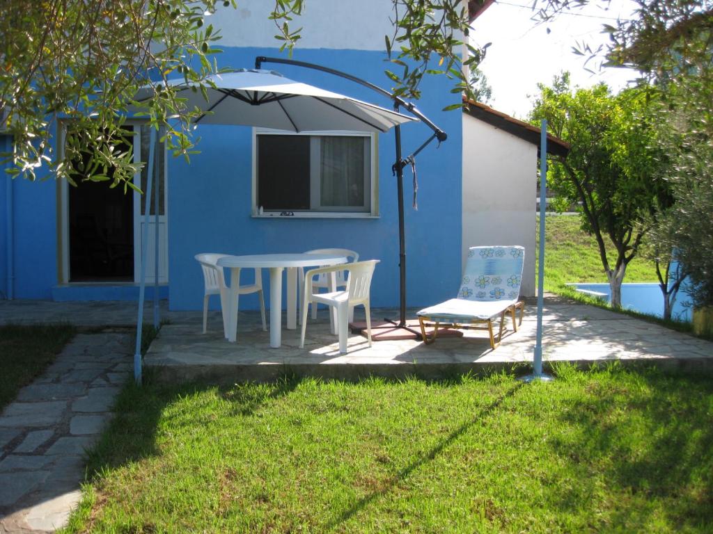 Zahrada ubytování Europa Apartments Stefanos