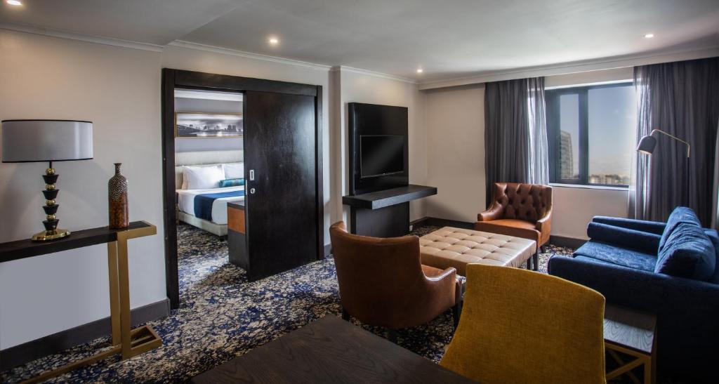 Posezení v ubytování Mövenpick Hotel Ikoyi Lagos