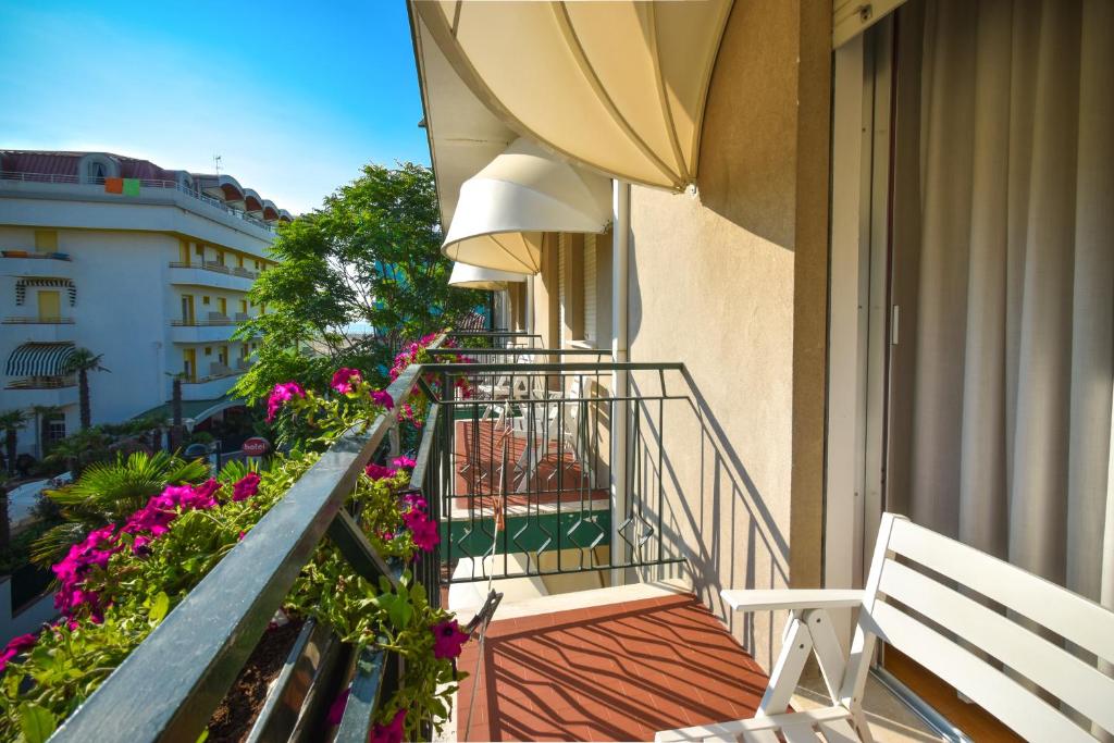 Balkón nebo terasa v ubytování Hotel Janeiro