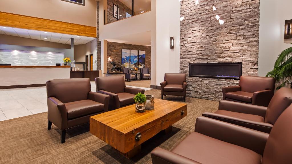 Posezení v ubytování Best Western Plus Revelstoke