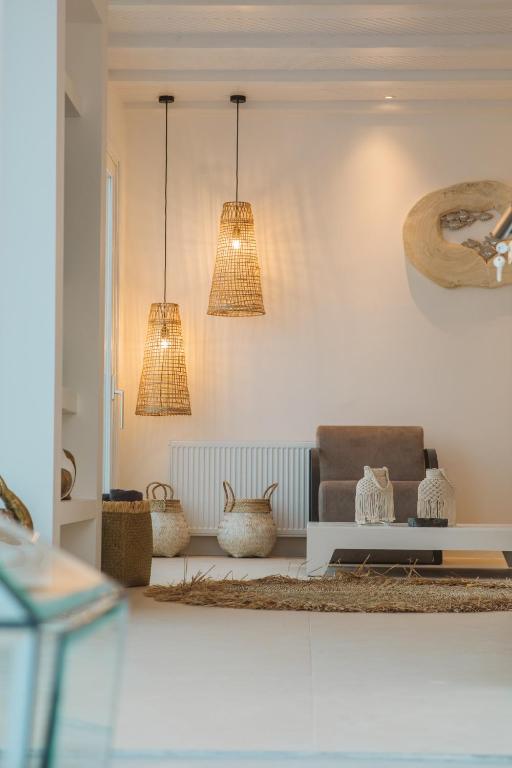 Posezení v ubytování SeaCode Villas