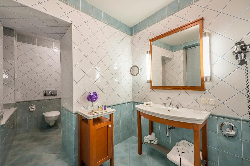 Koupelna v ubytování Grotthuss Boutique Hotel Vilnius