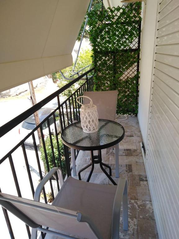 A balcony or terrace at sweet memory
