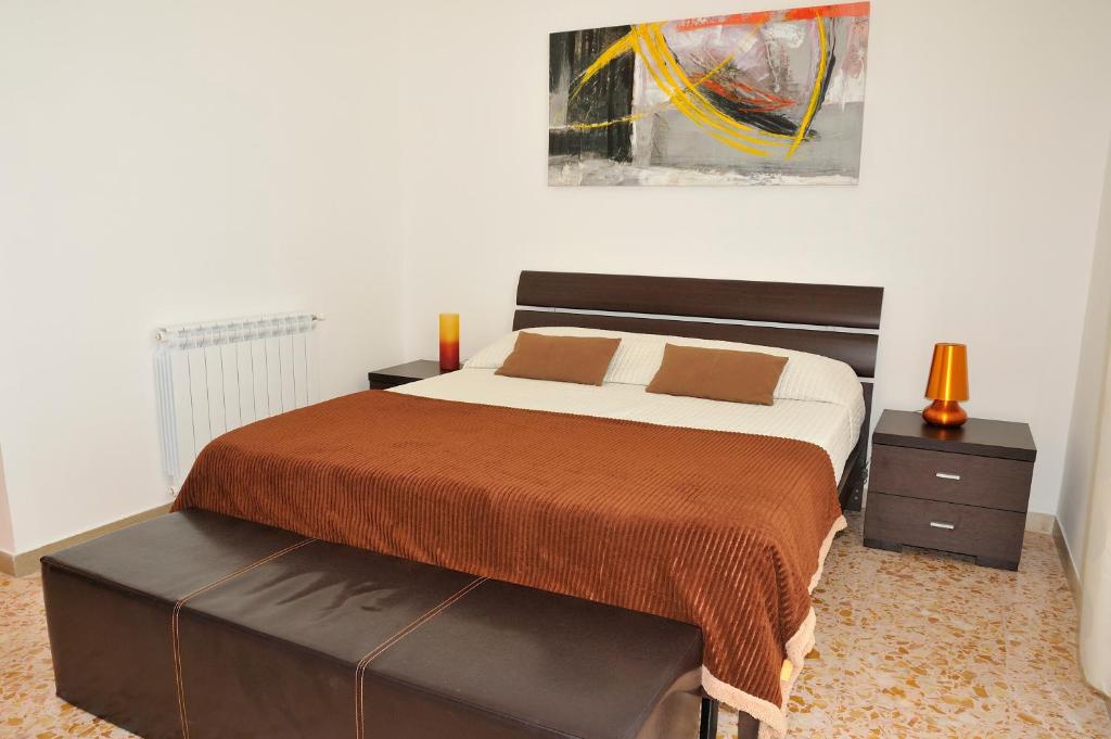 Postel nebo postele na pokoji v ubytování Appartamento Conte Vittorio