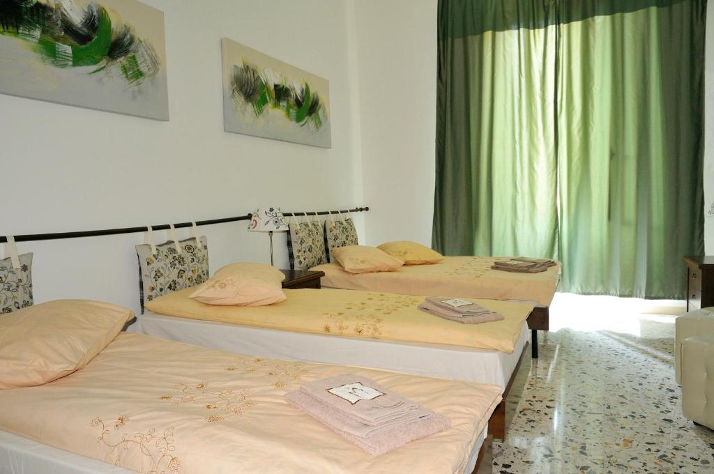 Postel nebo postele na pokoji v ubytování Appartamento Conte Vittorio