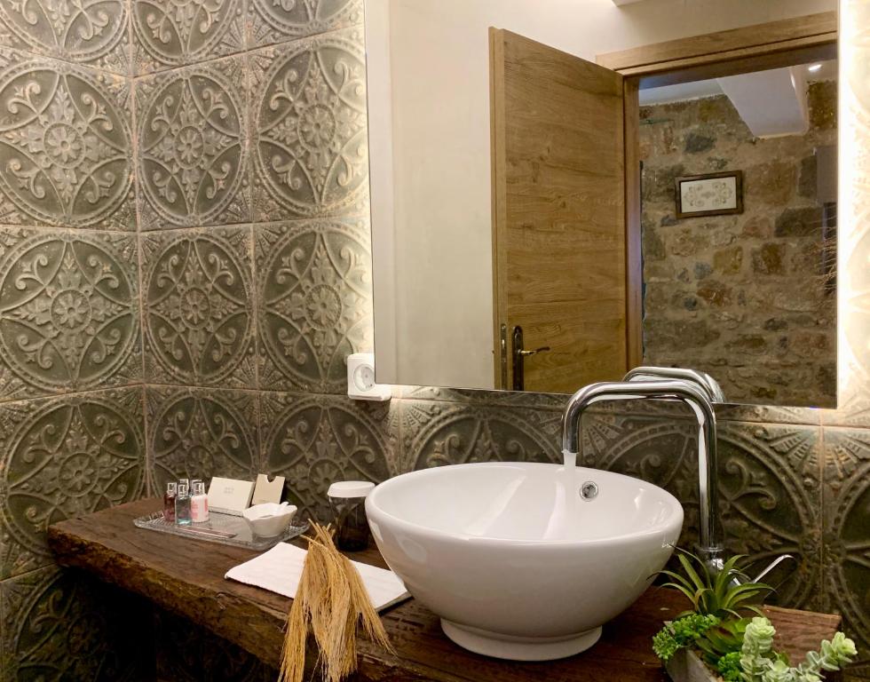 Kúpeľňa v ubytovaní Villa Vager Mani Hotel
