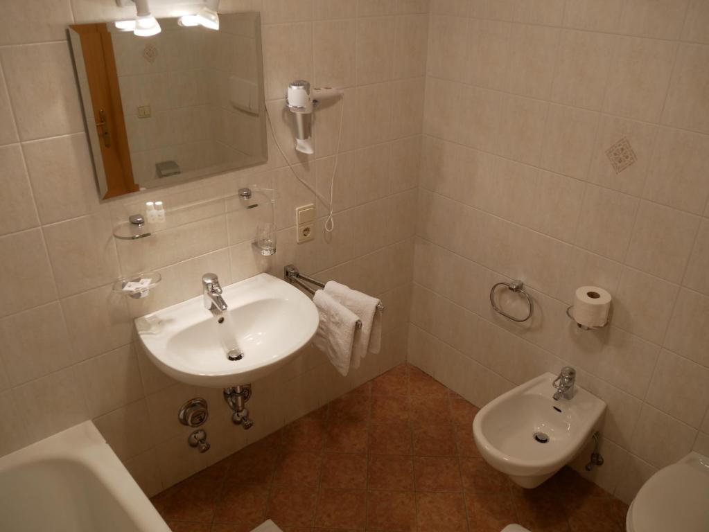 Koupelna v ubytování Appartmenthotel Residence Elvis