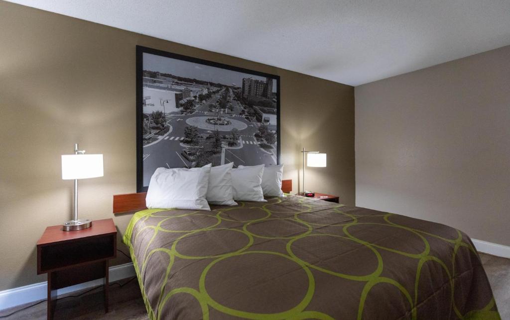 Super 8 by Wyndham Goldsboro - Kamer Met Kingsize Bed - Niet-Rokers