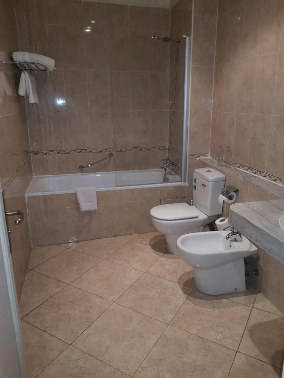 Koupelna v ubytování Hotel Mounia
