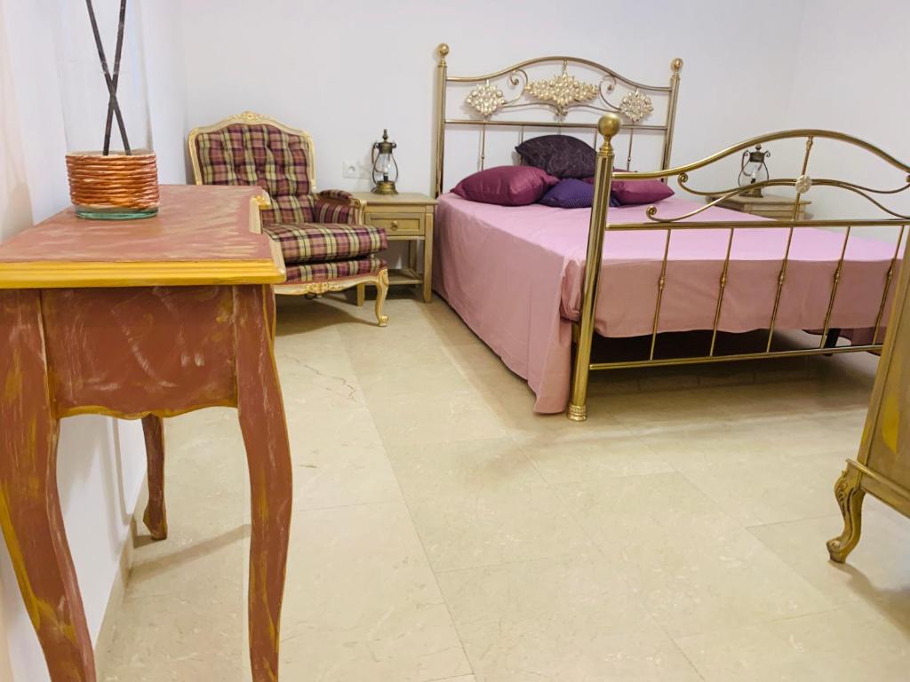 Postel nebo postele na pokoji v ubytování casa Salou individual