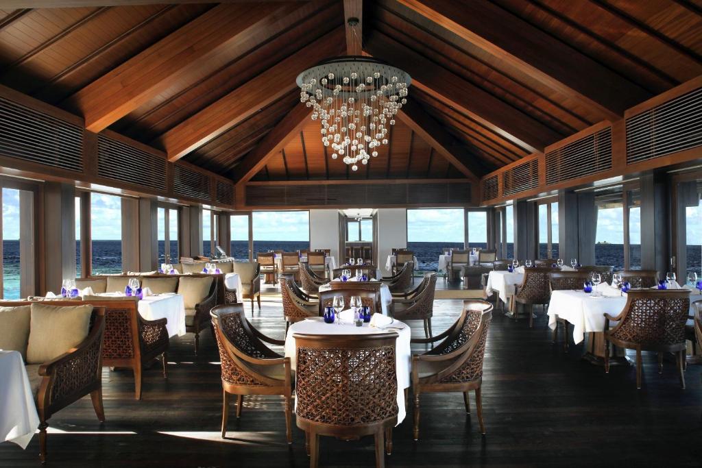 Restaurace v ubytování The Residence Maldives