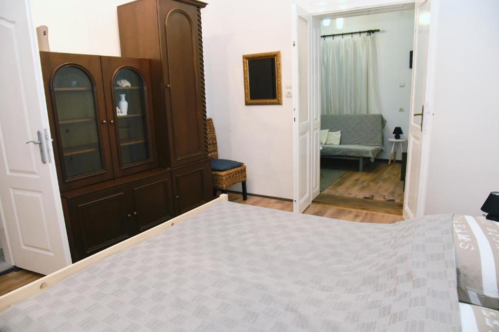 Postel nebo postele na pokoji v ubytování Citadela