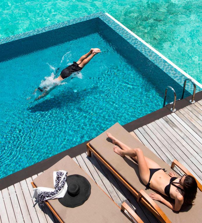 Bazén v ubytování The Residence Maldives nebo v jeho okolí