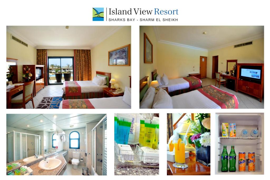 Postel nebo postele na pokoji v ubytování Island View Resort