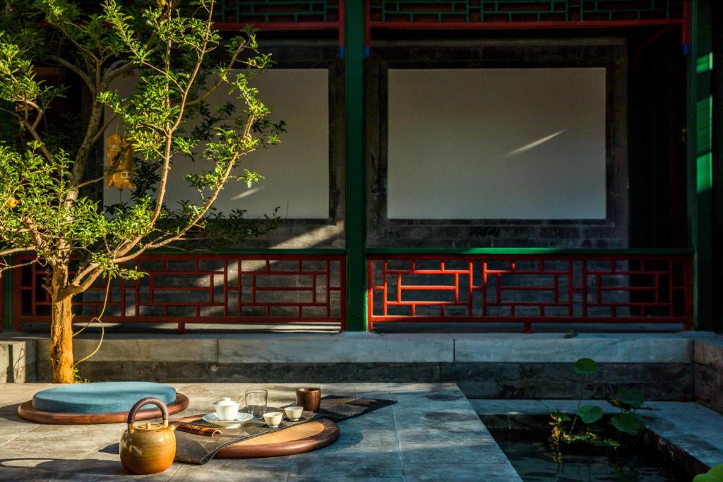 Zahrada ubytování Beijing Heyuan Courtyard Hotel (Forbidden City)