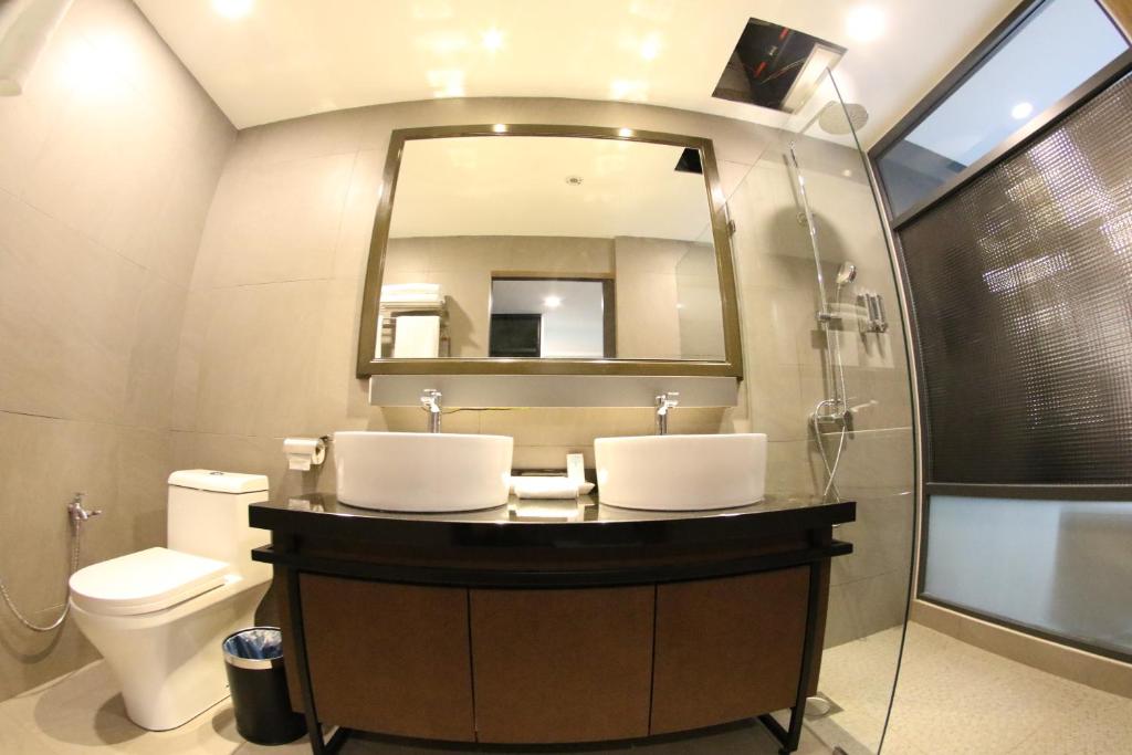 Koupelna v ubytování Bedrock Hotel Ipoh