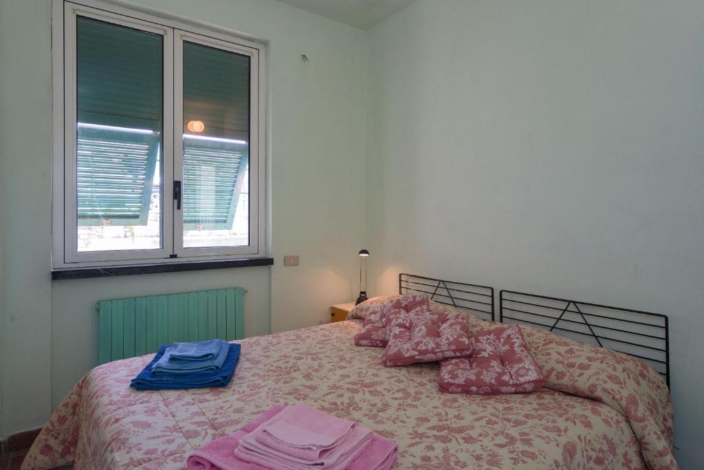 Posteľ alebo postele v izbe v ubytovaní Villa Pia Recco