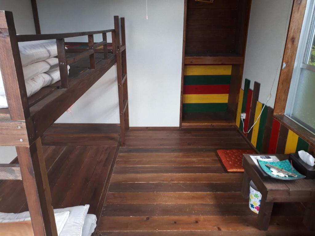 backpackers guesthouse Borderにある二段ベッド