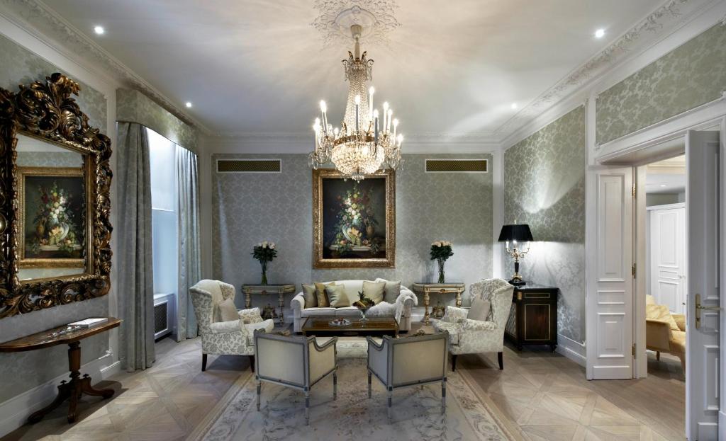 Istumisnurk majutusasutuses Hotel Sacher Wien