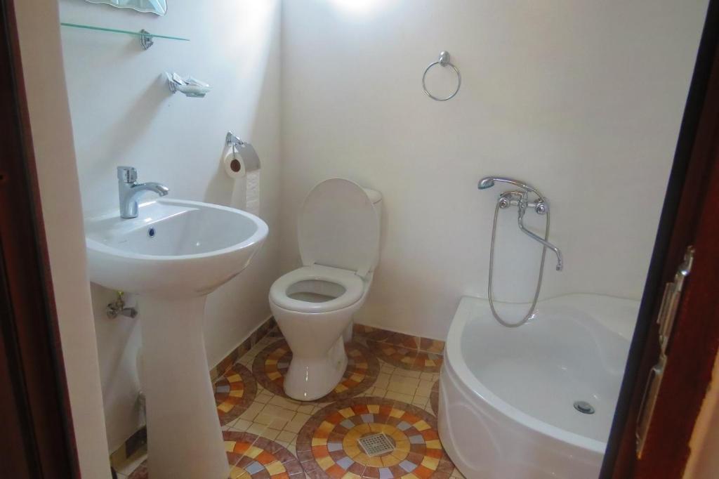 Koupelna v ubytování Kutaisi Center Guesthouse