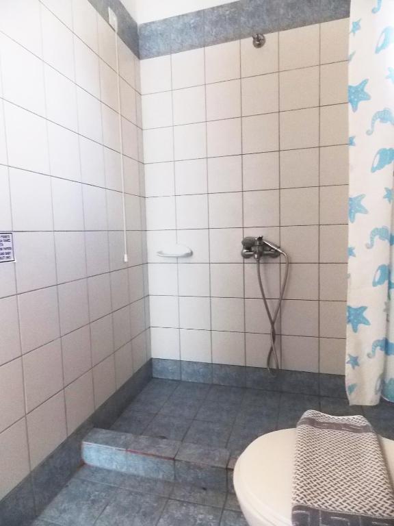 Koupelna v ubytování Hotel Sgouridis