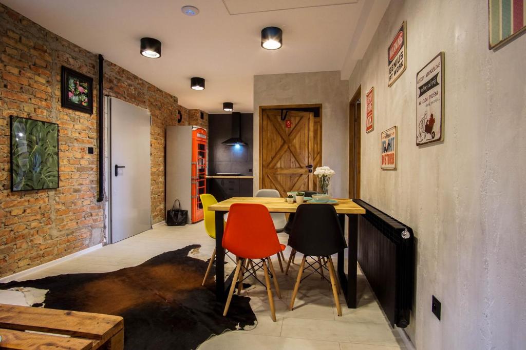 Posezení v ubytování Retro Apartments
