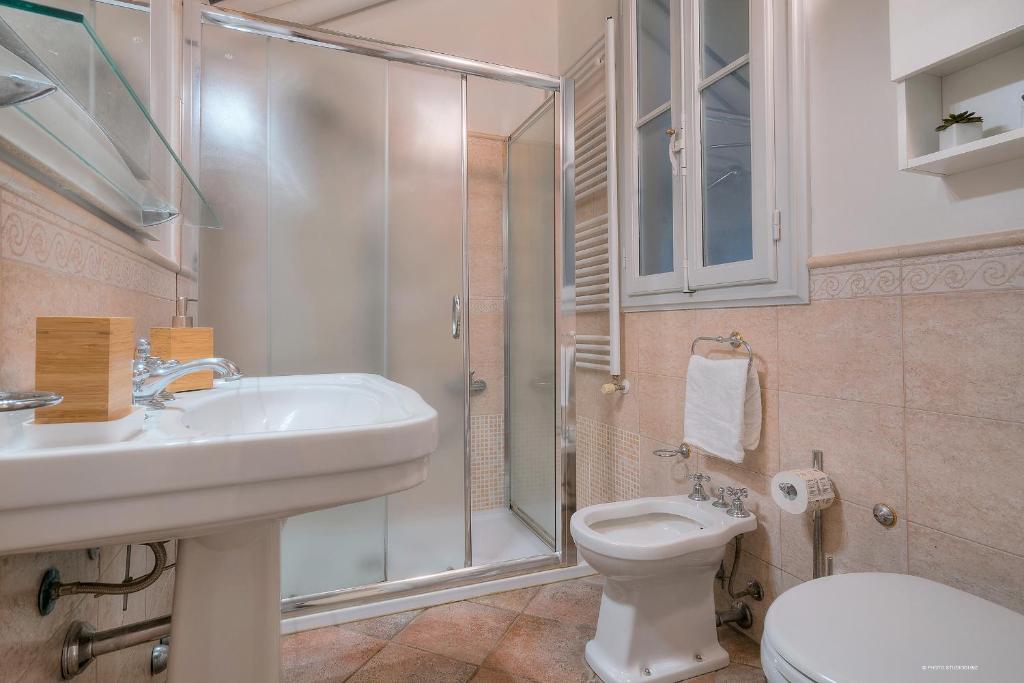 Kúpeľňa v ubytovaní Wine Apartments Florence Moscato