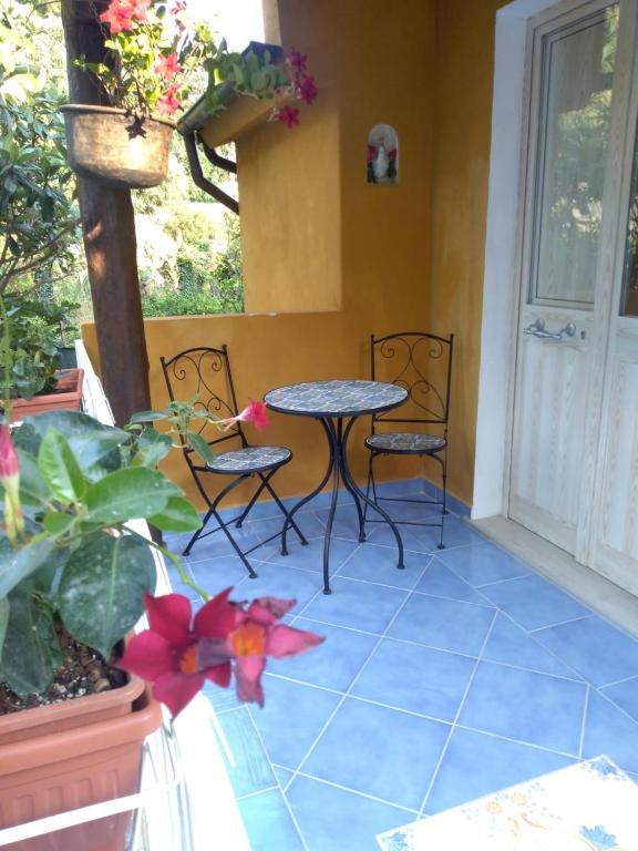 Patio nebo venkovní prostory v ubytování TreMetriSopraAlMare