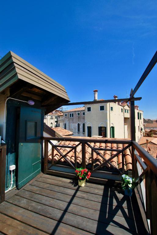 Balkon lub taras w obiekcie CA GRIMANI private terrace