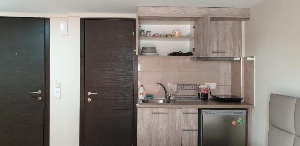 Kuchyň nebo kuchyňský kout v ubytování Apartment Radosevic
