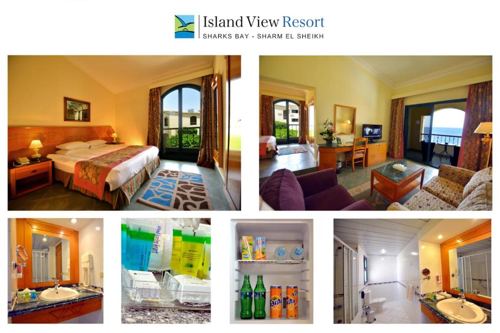 Postel nebo postele na pokoji v ubytování Island View Resort