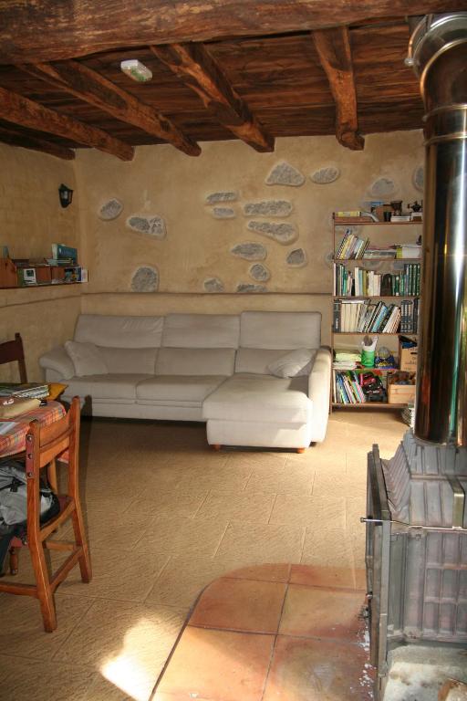 Posezení v ubytování Casa Rural Ecológica Kaaño Etxea
