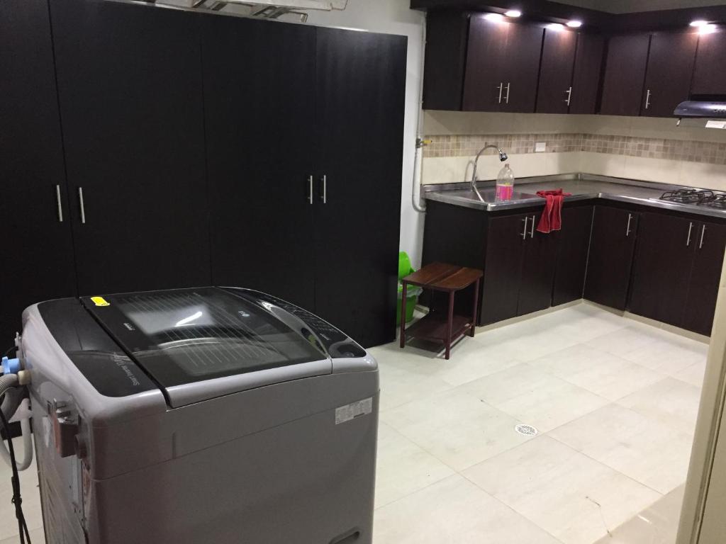 Kuchyň nebo kuchyňský kout v ubytování casa hostal las palmeras