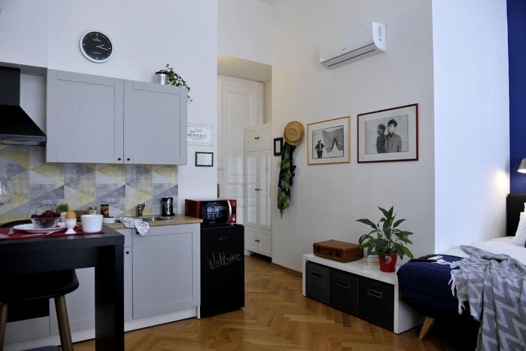 Kuchyňa alebo kuchynka v ubytovaní Apartment Bobby