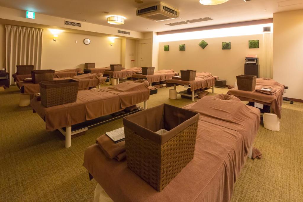 Posezení v ubytování Sauna & Capsule AMZA (mens only)