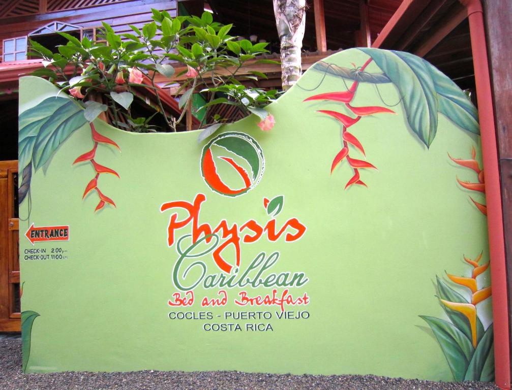Certifikát, hodnocení, plakát nebo jiný dokument vystavený v ubytování Physis Caribbean Bed & Breakfast