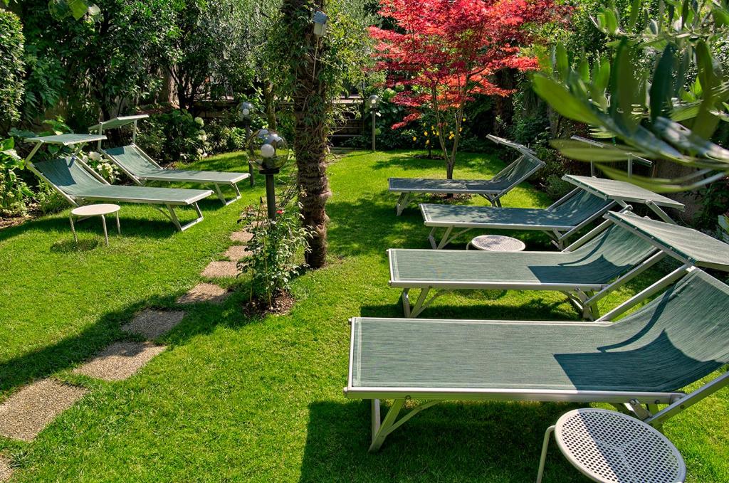 Zahrada ubytování Hotel Erika