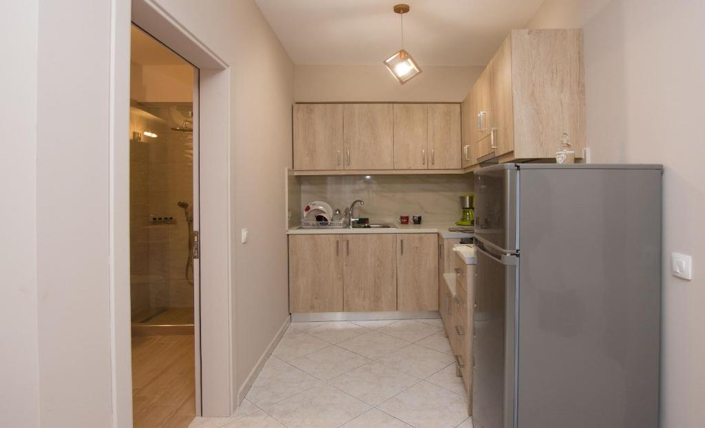 Kuchyň nebo kuchyňský kout v ubytování Nobbi City Centre Apartments
