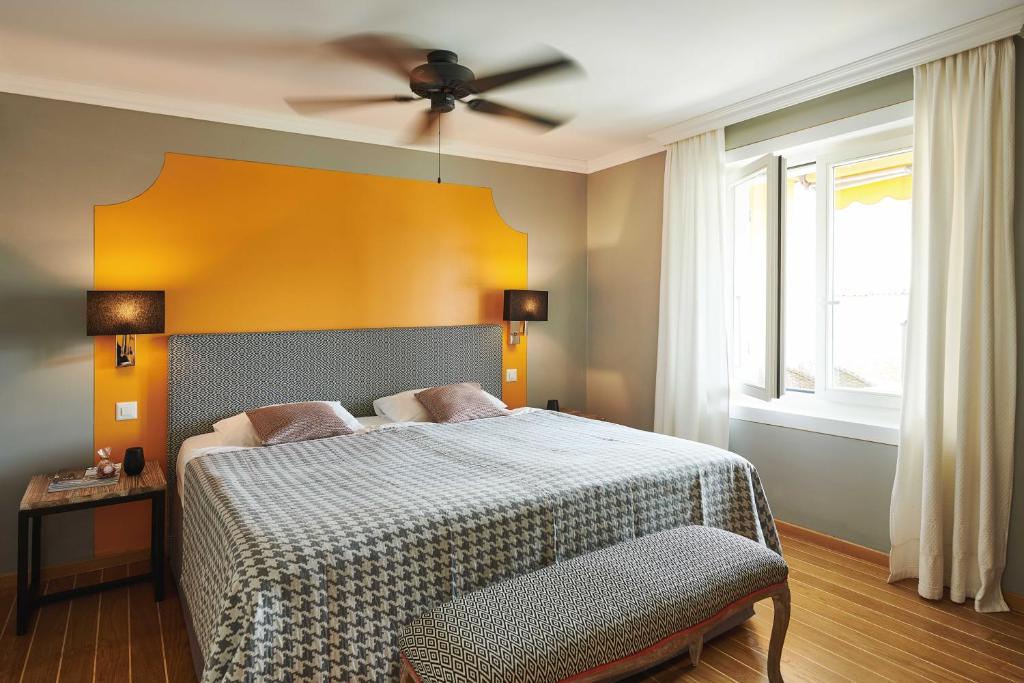 Postel nebo postele na pokoji v ubytování Art Hotel Riposo